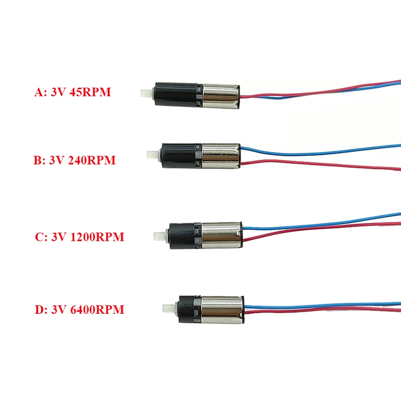 Diy Automation Projects - DC 3V 3.7V 45RPM-6400RPM Mini 6