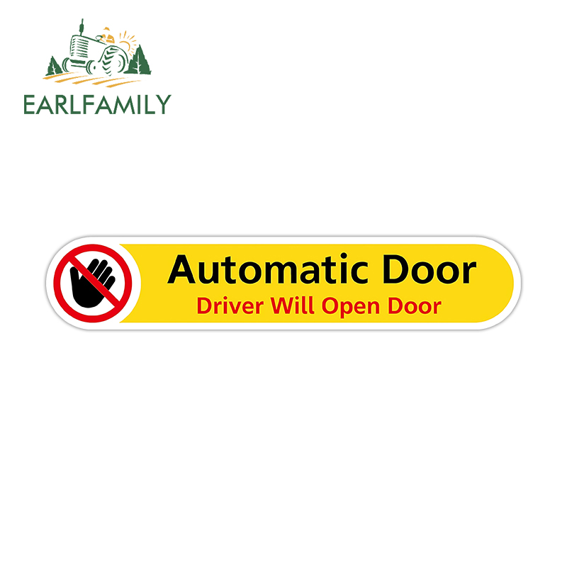 Home Automation System Diy - EARLFAMILY สติกเกอร์ติดประตูอัตโนมัติ สติกเกอร์สร้างสรรค์ ที่ปัดน้ำฝนรถยนต์น่ารัก DIY สติ๊กเกอร์กันแดดแบบเรียบง่าย