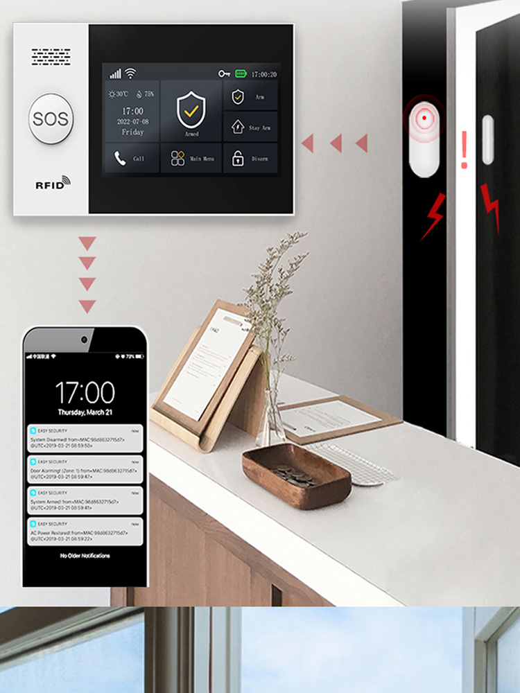 PGST107 ระบบเตือนภัยบ้านอัจฉริ - Home Automation Industry บทวิจารณ์และราคา