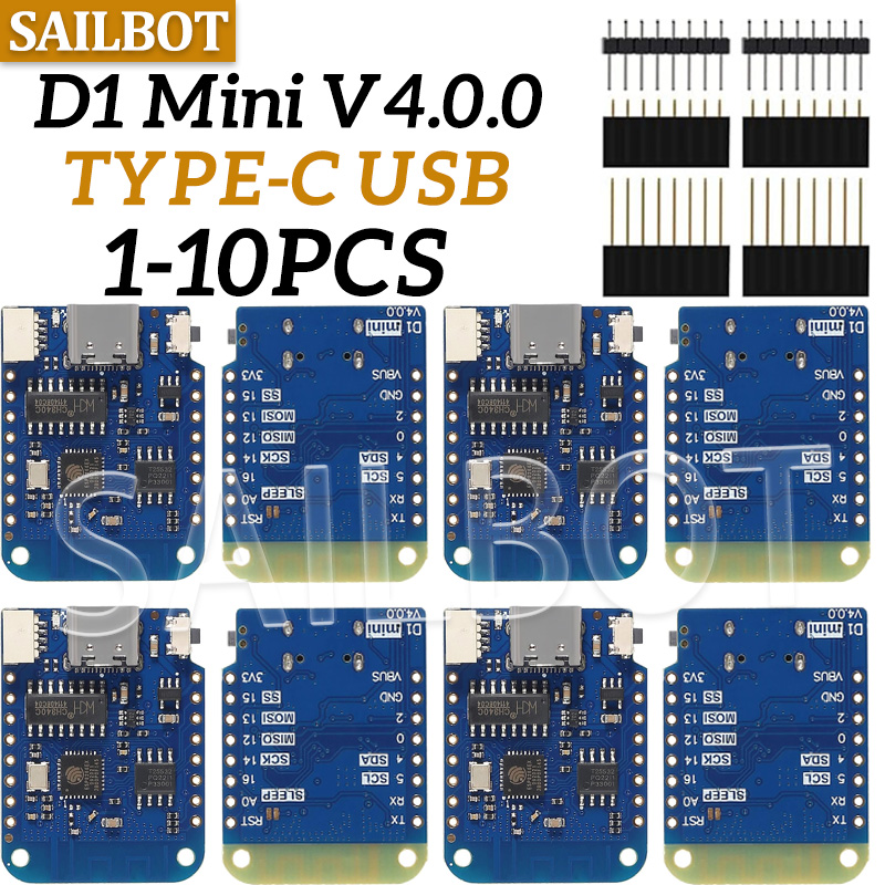 1-10PCS WeMos D1 Mini ESP8266  - Esp8266 Nodemcu Board บทวิจารณ์และราคา