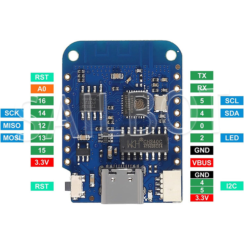 1-10PCS WeMos D1 Mini ESP8266  - Esp8266 Nodemcu Board บทวิจารณ์และราคา