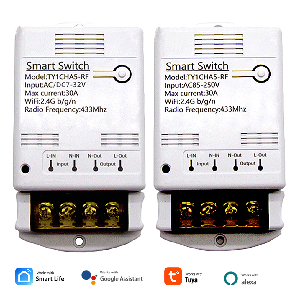Wifi 30A โมดูลรีเลย์ 85-250V 2 - Home Automation Ideas บทวิจารณ์และราคา
