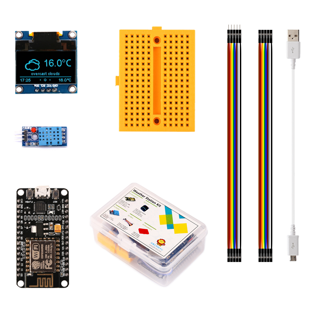ESP8266 Weather Station DIY ชุ - Esp8266 Nodemcu Board บทวิจารณ์และราคา