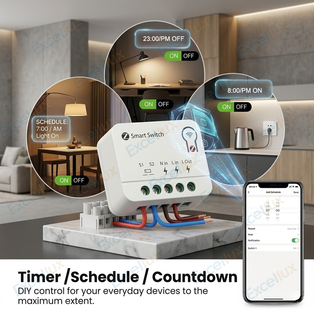 โมดูลสวิตช์อัจฉริยะ Zigbee 3.0 - Home Automation Ideas บทวิจารณ์และราคา