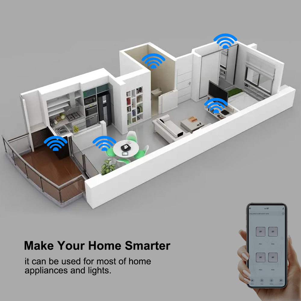 โมดูลรีเลย์สมาร์ททูย่า 4 ช่อง  - Home Automation Ideas บทวิจารณ์และราคา