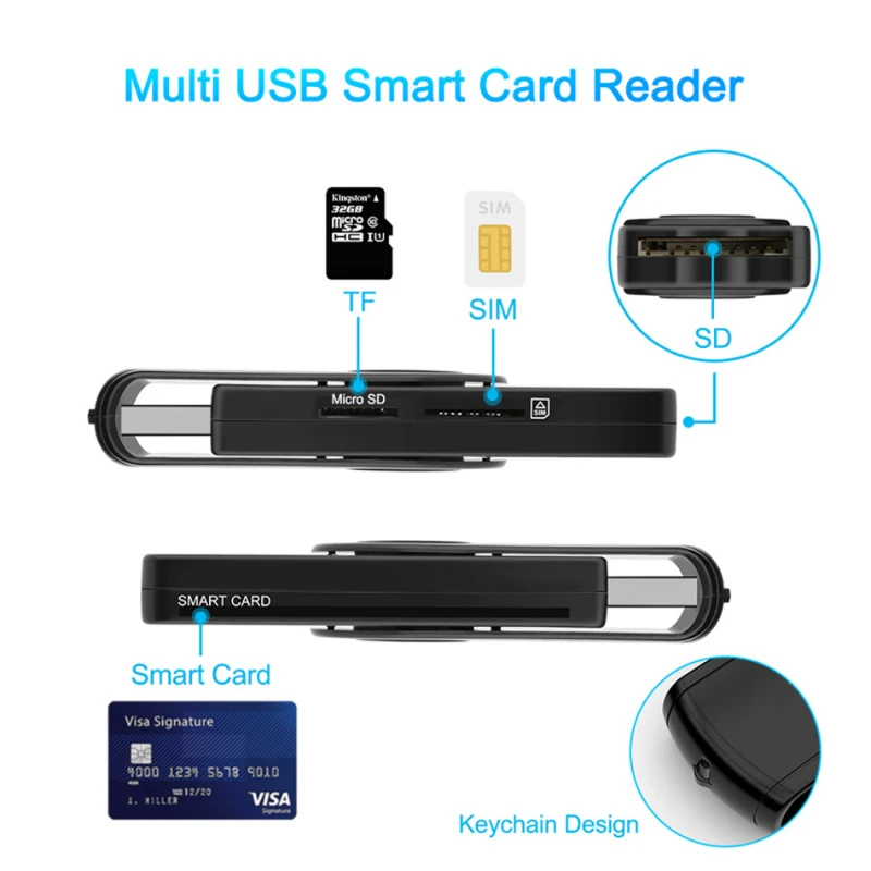 USB 3.0 2.0สมาร์ทเครื่องอ่านกา - Home Assistant Sd บทวิจารณ์และราคา