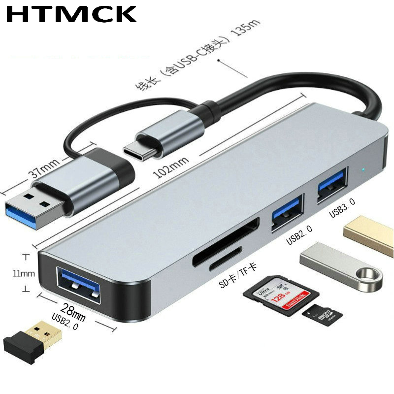 ฮับ USB C แบบ 8 in 2 พร้อมพอร์ - Home Assistant Sd บทวิจารณ์และราคา