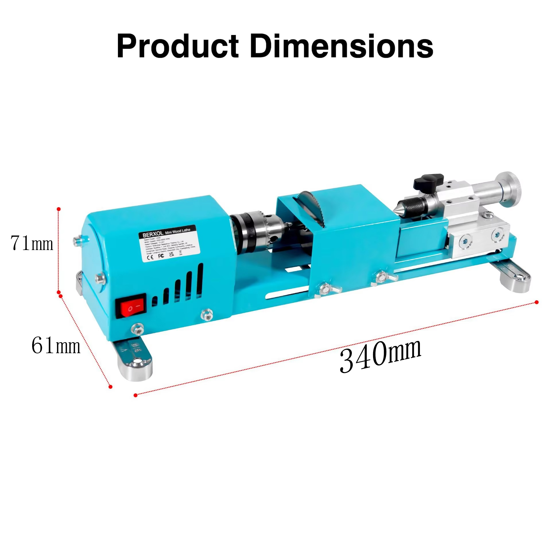 เครื่องกลึงไม้ไฟฟ้าขนาดเล็กแบบ - Diy Automation Projects บทวิจารณ์และราคา