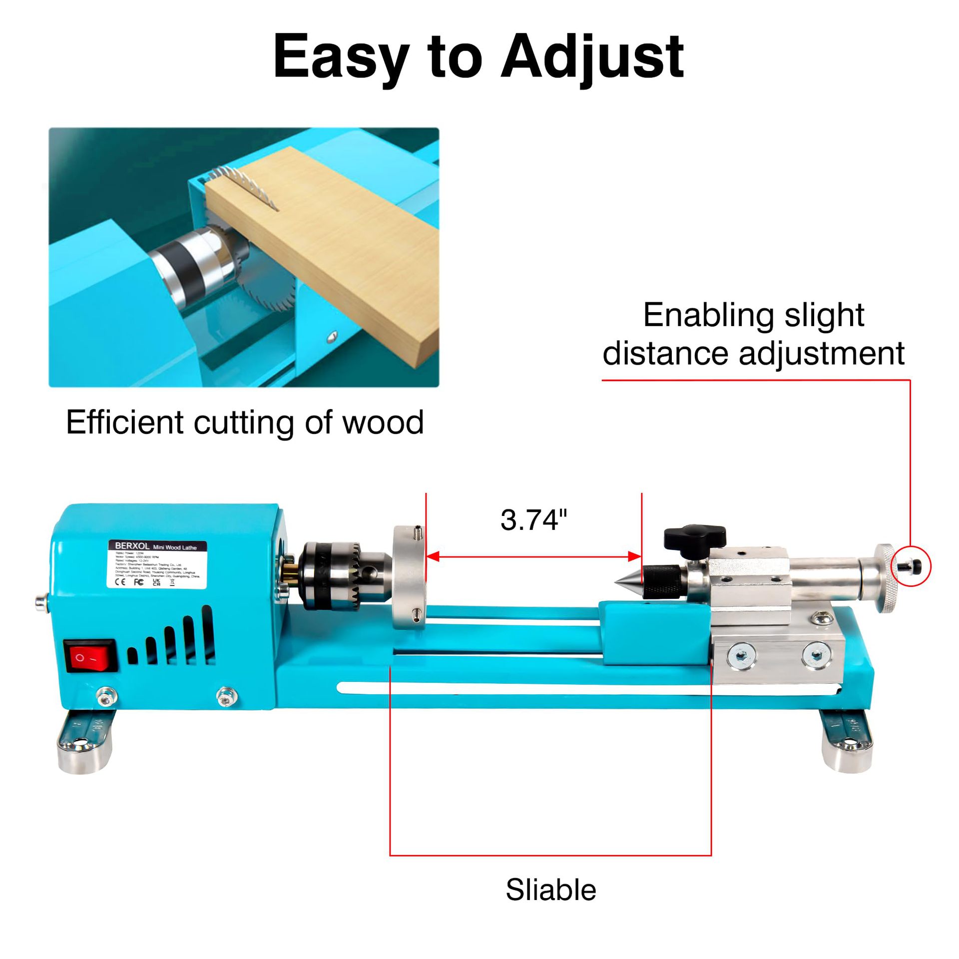 เครื่องกลึงไม้ไฟฟ้าขนาดเล็กแบบ - Diy Automation Projects บทวิจารณ์และราคา
