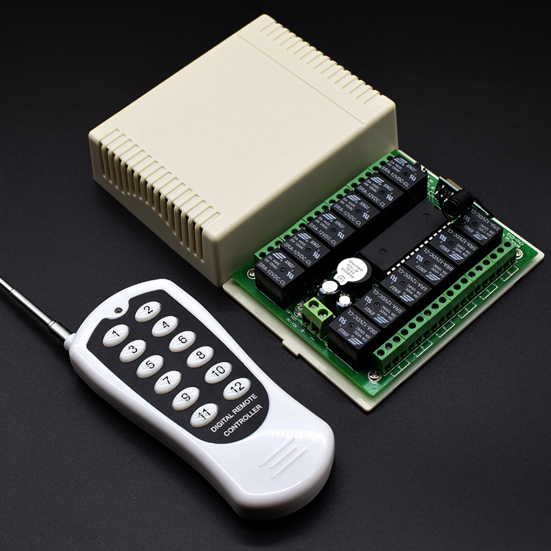 12 ช่อง RF433 สวิตช์ควบคุมระยะ - Home Automation Ideas บทวิจารณ์และราคา